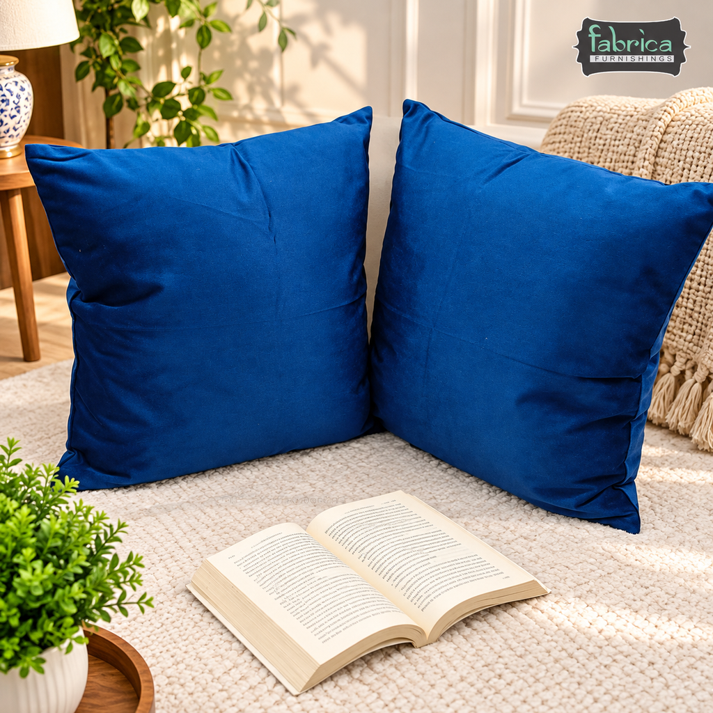 ANITA'S ROYAL VELVET GRACE  CUSHION COVERS (SET OF 2).