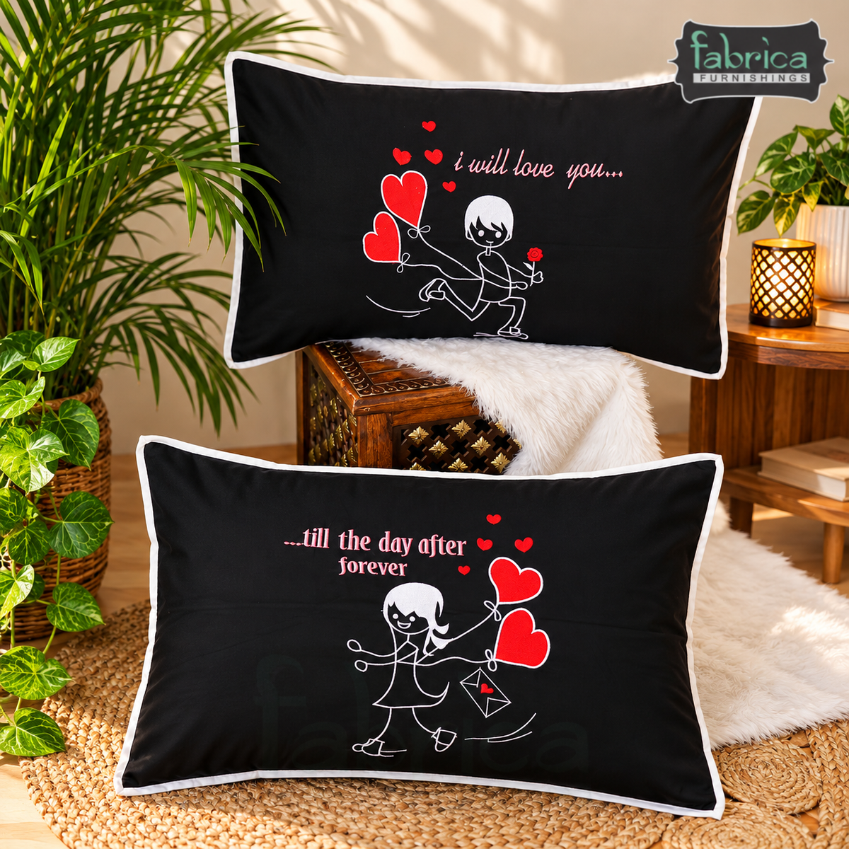 Love in the Air Pillow Cover Pair