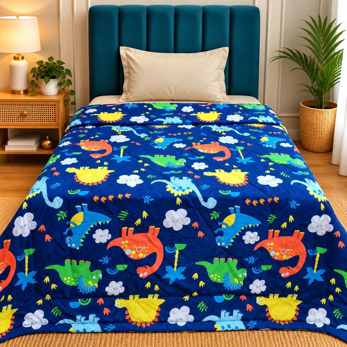 Cartoon Print Single bed Comforter(Quilt)