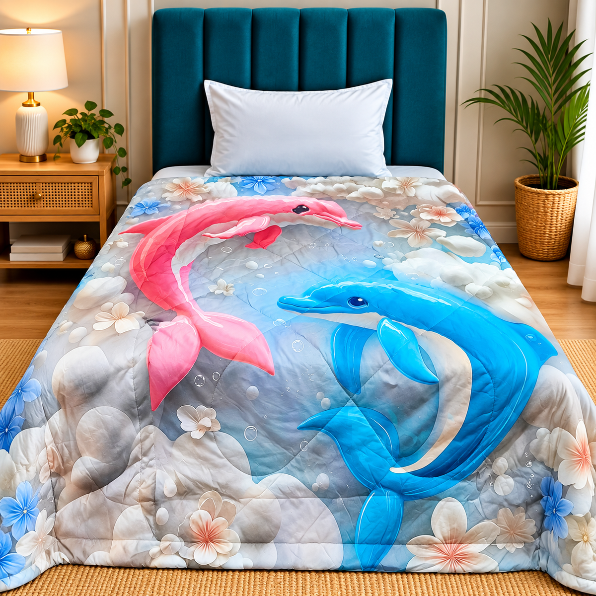 Magical 7 D Kids Prints Premium Single Bed Fluffy Comforter
