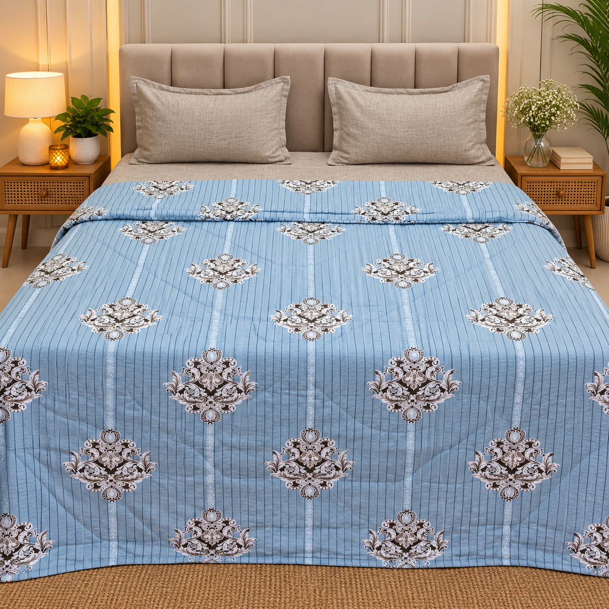 Cloud Dream King Size Fluffy Reversible Comforter/ Quilt