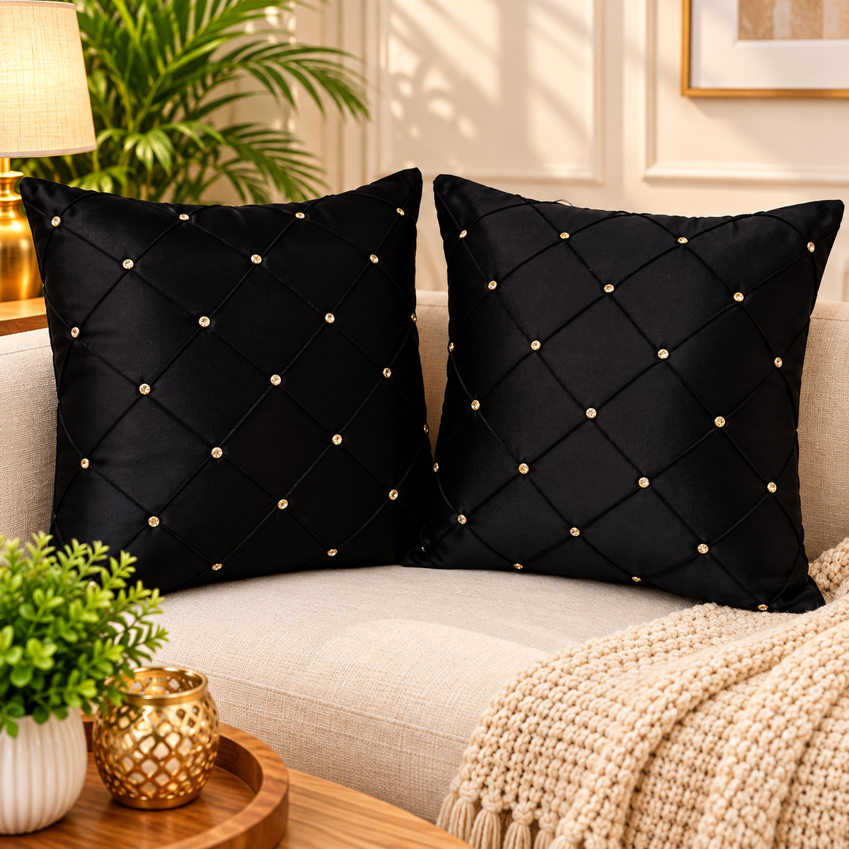 ANITA'S ROYAL CUSHION COVERS (SET OF 5).