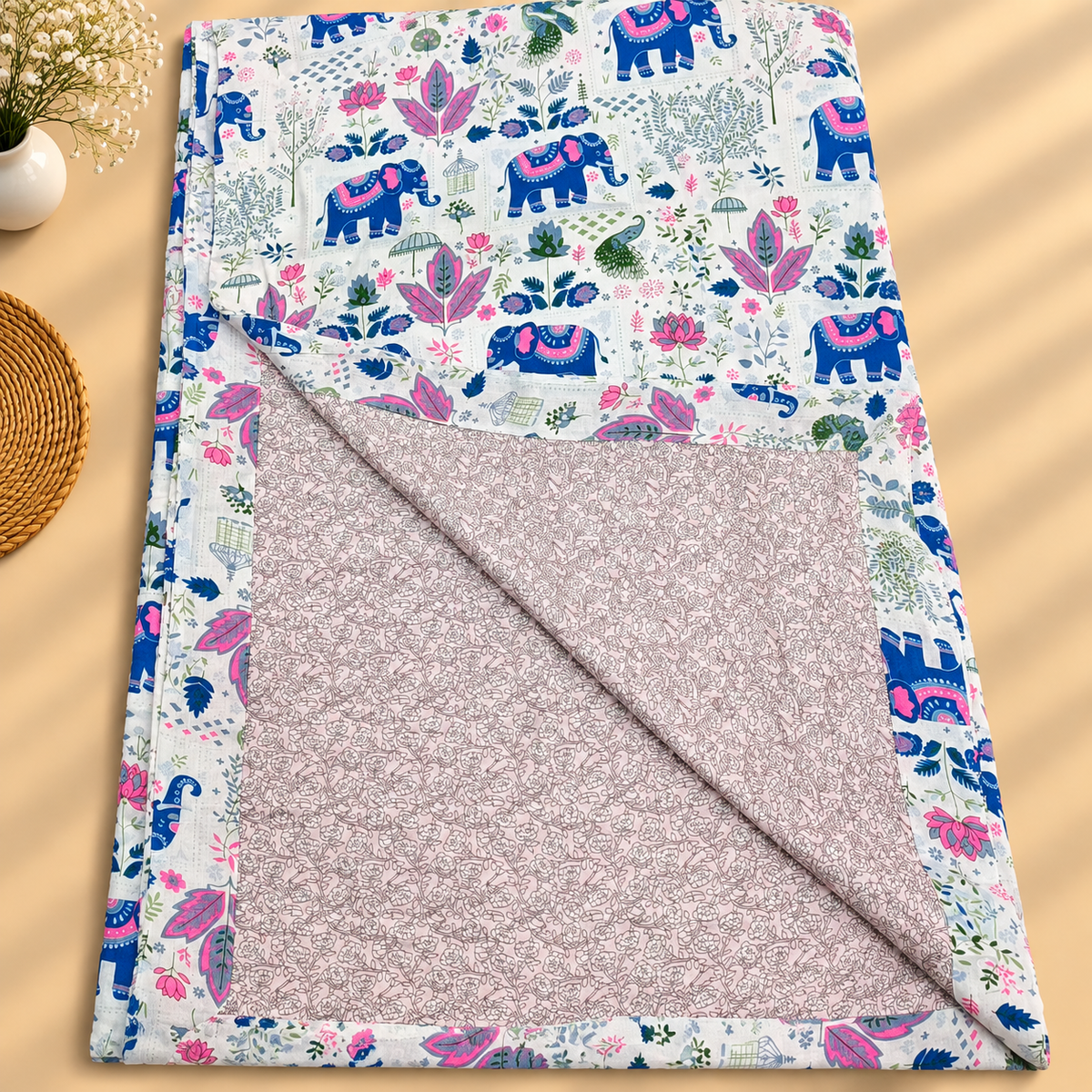 Heritage Pure Cotton Double Bed AC Duvet ( Tehar )