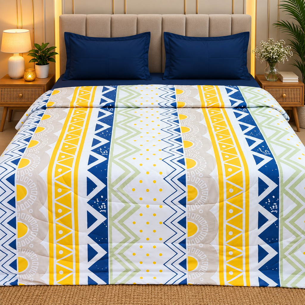 Cloud Dream King Size Fluffy Reversible Comforter/ Quilt