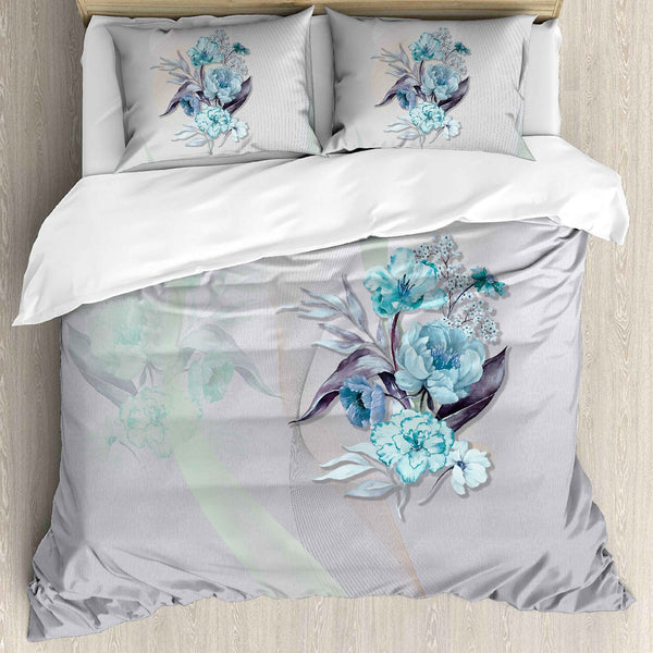 Fab Decor Pure Cotton Digital Print Super Kingsize Bedsheet (400TC)