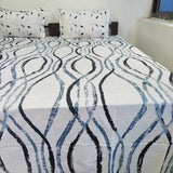 Fabby Home Abstract Print Cotton Double Bedsheet