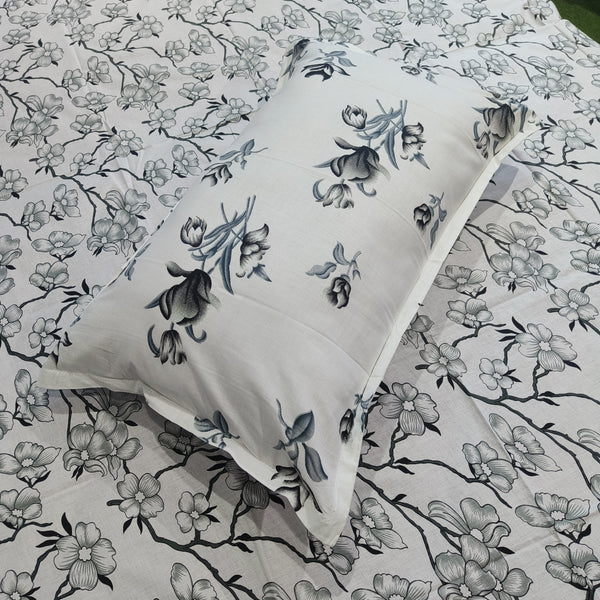 Fabby Home Abstract Print Cotton Double Bedsheet