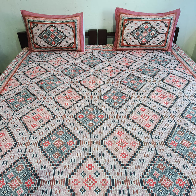 Fabby Decor Designer King Size  Bedcover.