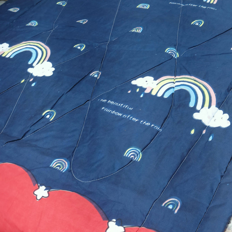 Fabby Cartoon Print Single bed Comforter(Quilt)