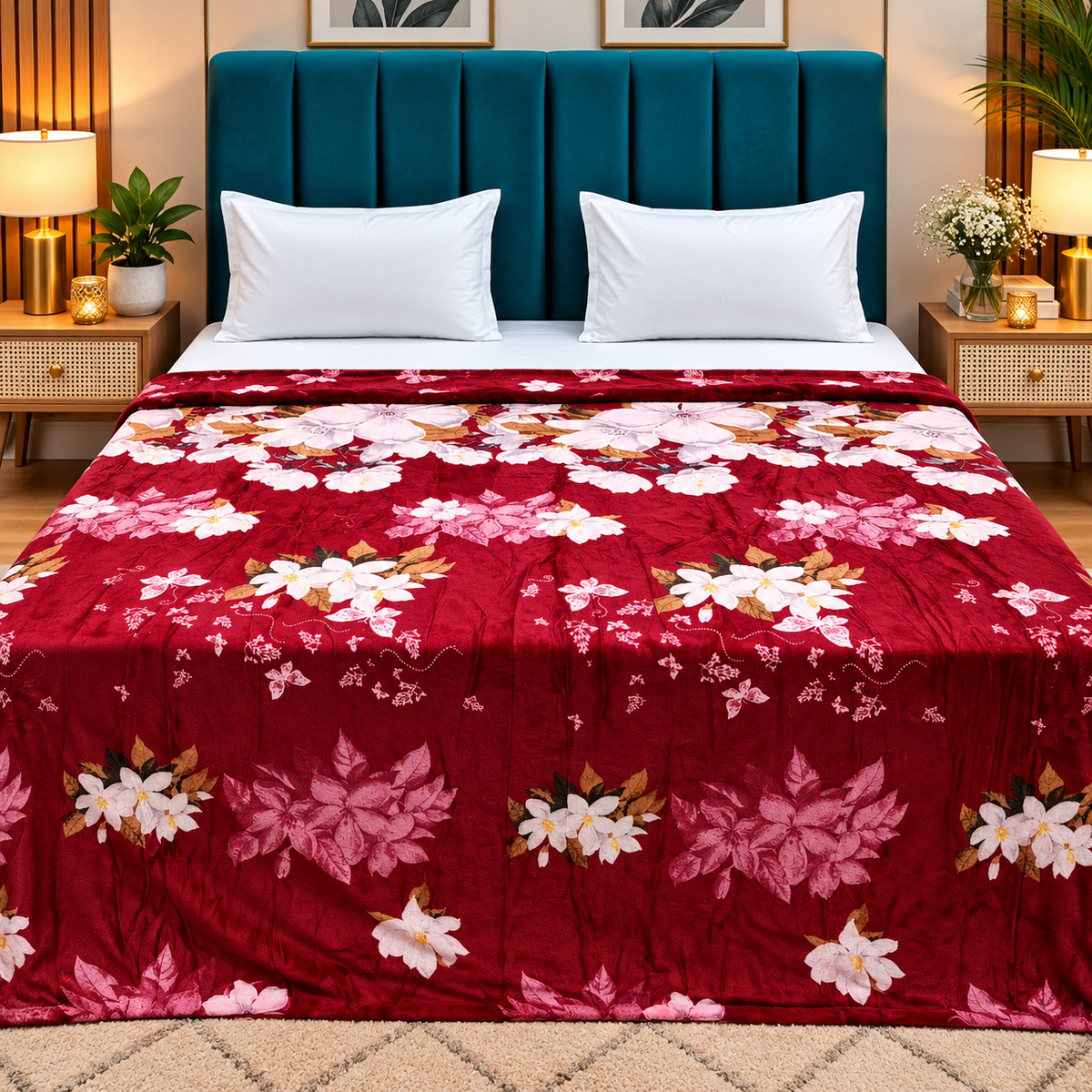 Snow Soft  Printed Premium Double Bed Cozy Duvet Cover