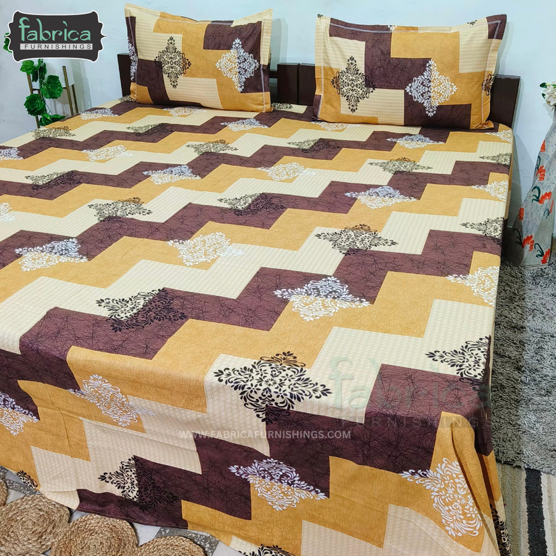 Utsav Mahal Super King Size Cotton Bedsheet