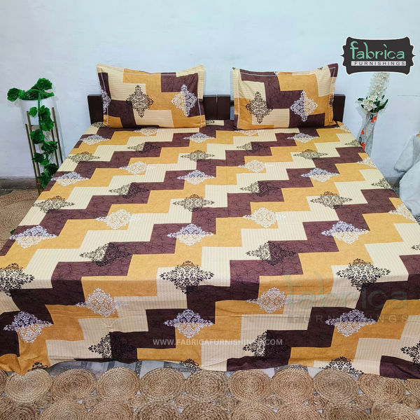 Utsav Mahal Super King Size Cotton Bedsheet