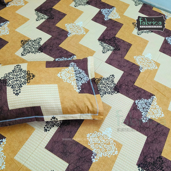 Utsav Mahal Super King Size Cotton Bedsheet