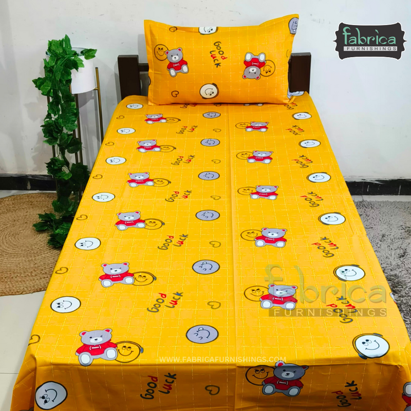 Tulip Home Pure Cotton Single Bed Sheet