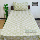 Hosta Pure Cotton Single Bed Sheet