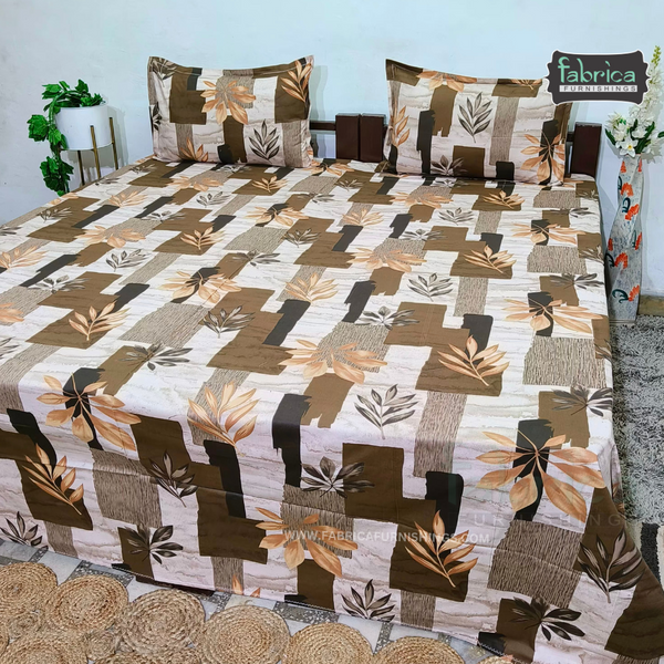 Utsav Mahal Super King Size Cotton Bedsheet