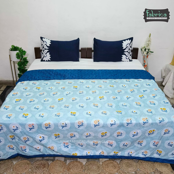 Fabby Emblish Printed Comforter(Quilt)
