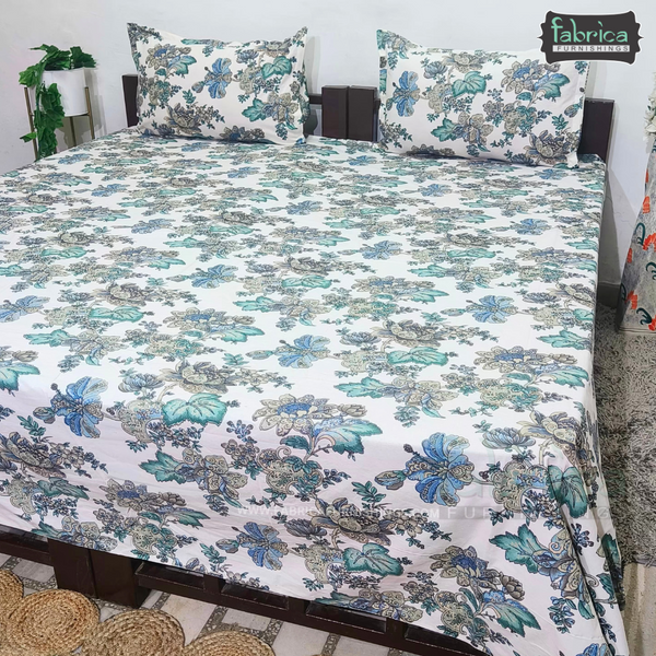 Anokhi Printed King Size Bedsheet Set