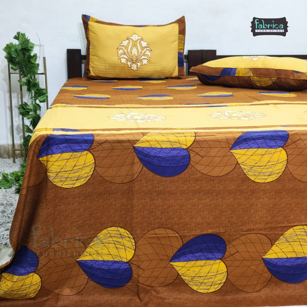 Emerald Designer embroider kingsize Bedsheet