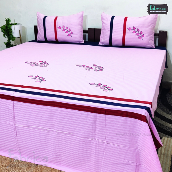 Emerald Designer embroider kingsize Bedsheet