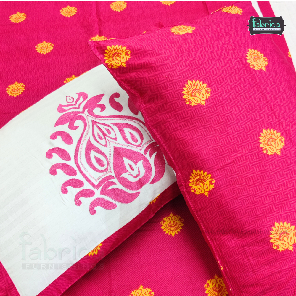 Emerald Designer embroider kingsize Bedsheet
