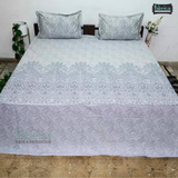 Sengol Super King Size Pure Cotton Printed Bedsheet Set