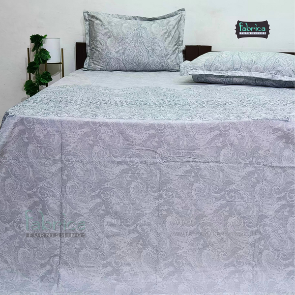 Sengol Super King Size Pure Cotton Printed Bedsheet Set