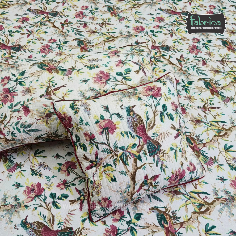 Anokhi Printed 5 pcs pure cotton King Size Bedsheet Set