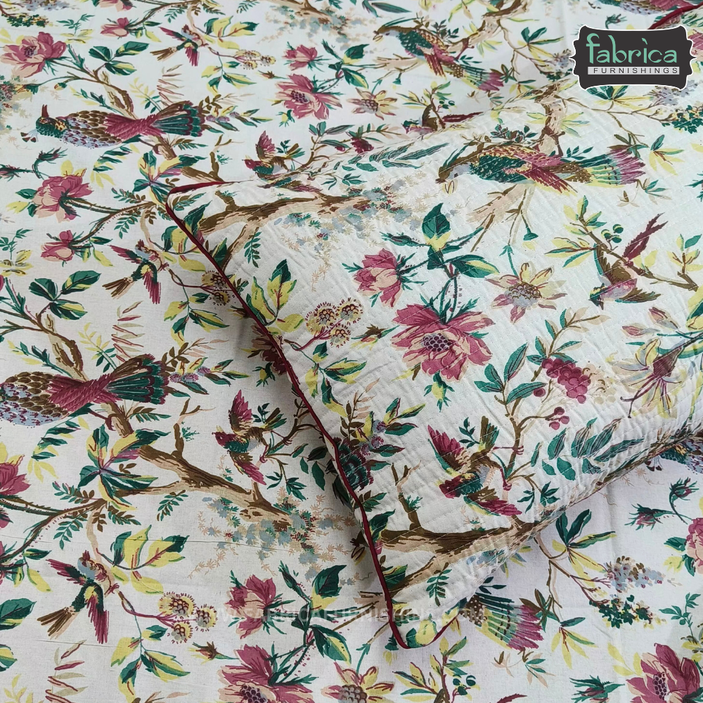 Anokhi Printed 5 pcs pure cotton King Size Bedsheet Set
