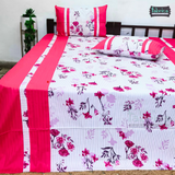 Emerald Designer embroider kingsize Double  Bedsheet