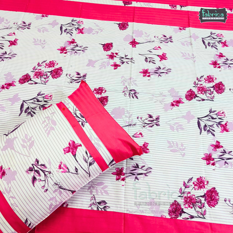 Emerald Designer embroider kingsize Double  Bedsheet