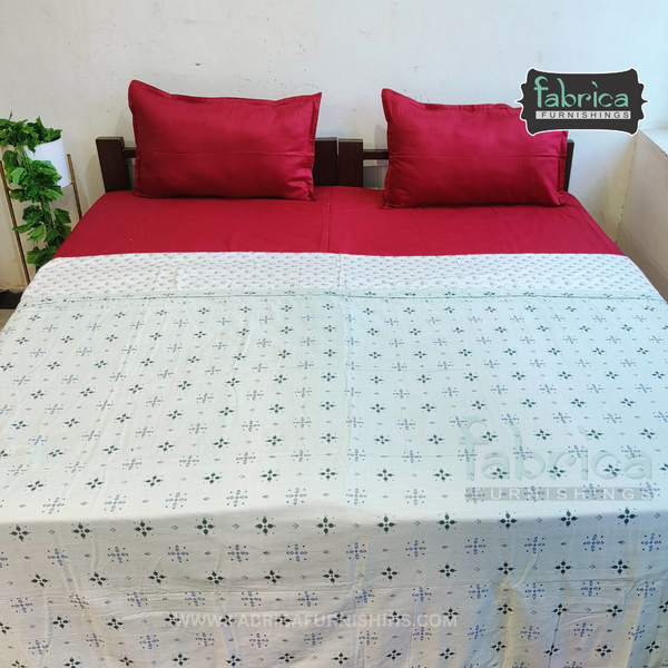Pure Cotton Bright Double Bed AC Duvet { TEHER Or AC Quilt }