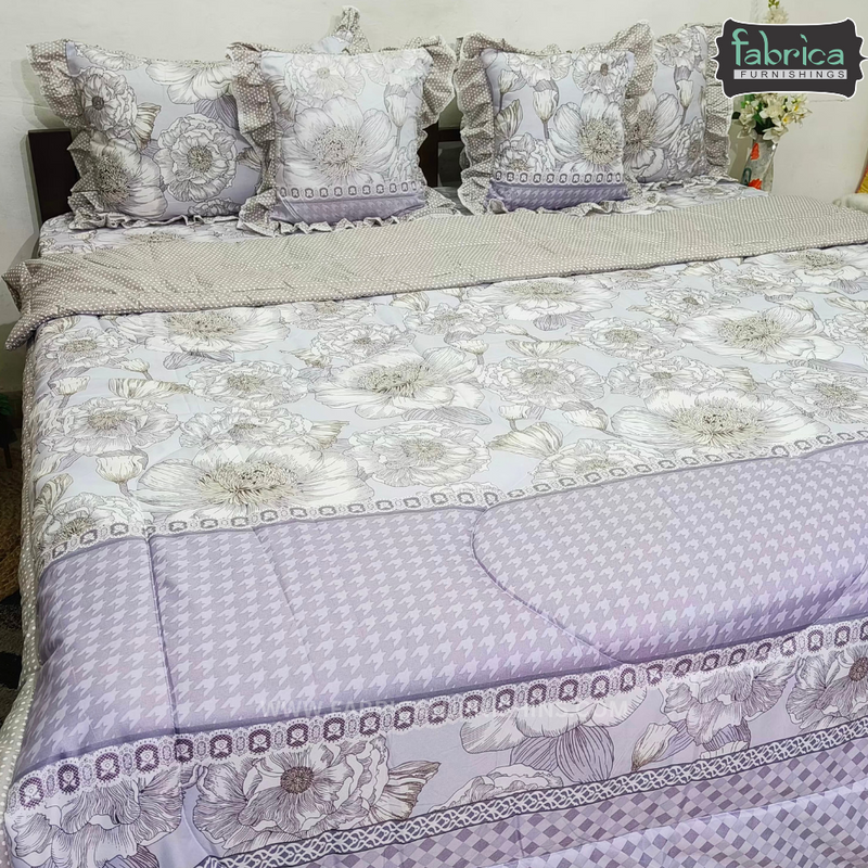 Frilly Lace Dreamscape King Size Bedding Set