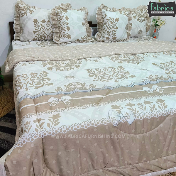 Frilly Lace Dreamscape King Size Bedding Set