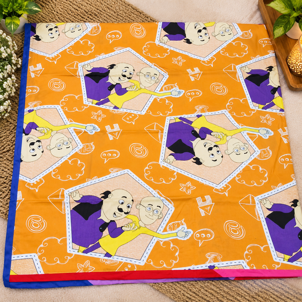 Cartoon Printed Double  bed pure cotton Duvet Cover