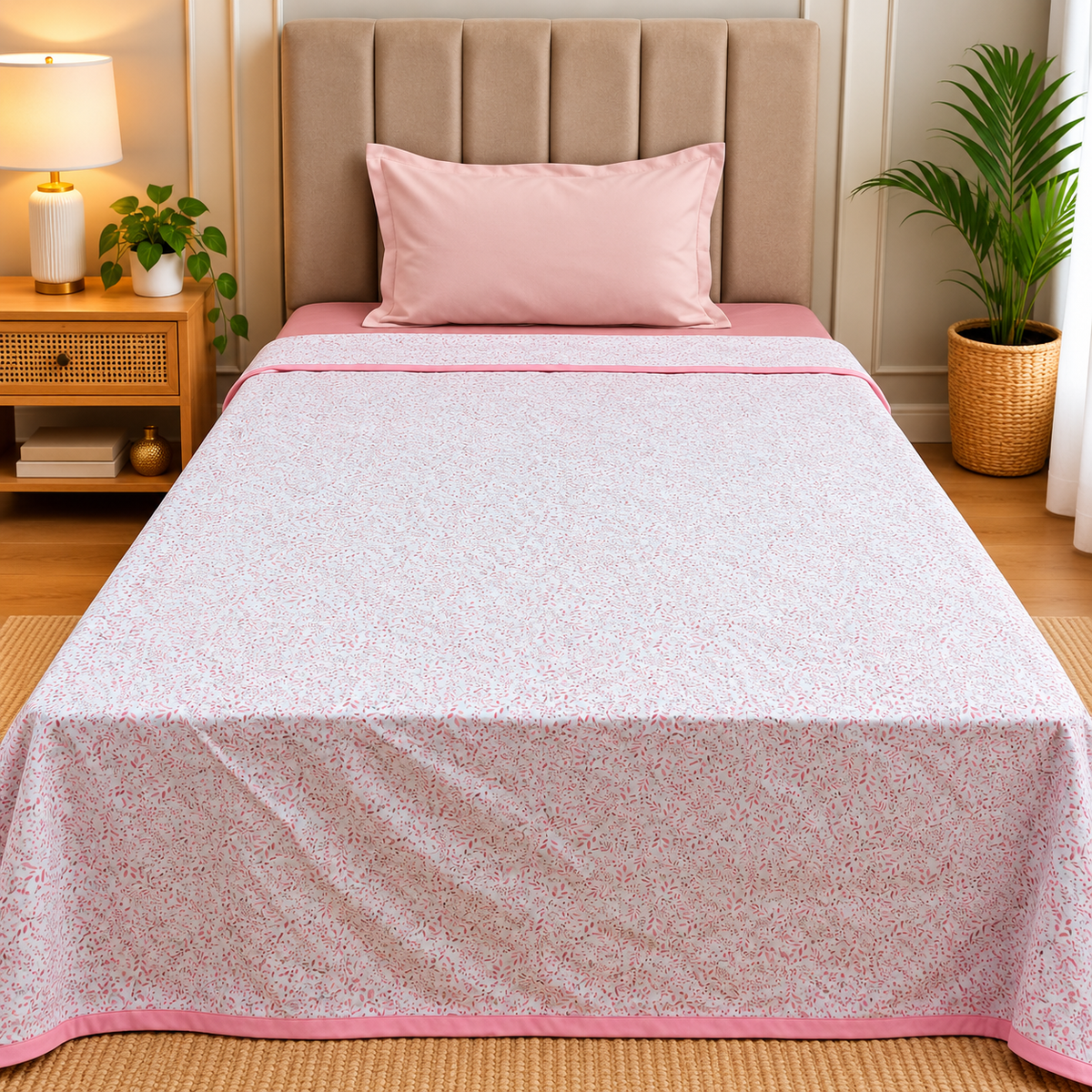 Summer Mist Premium Single Bed Pure Cotton AC Duvet Cover