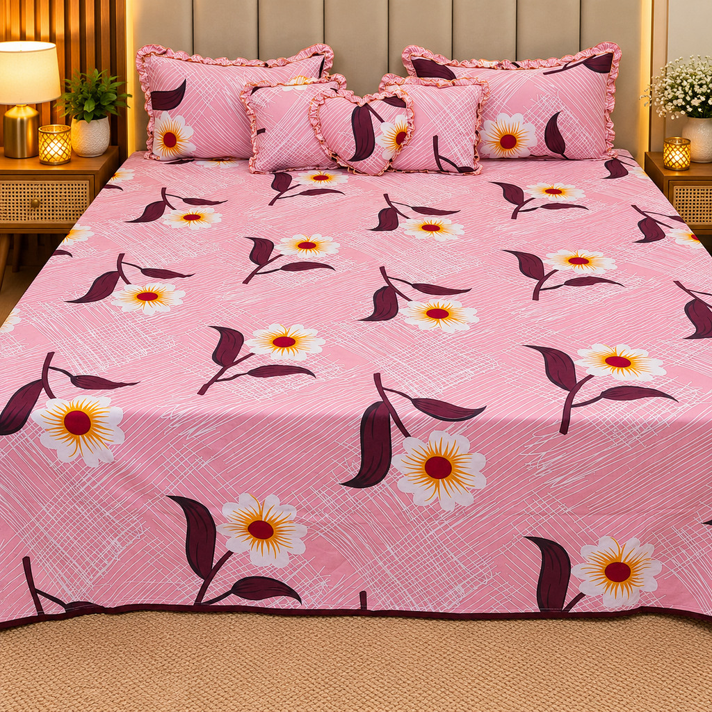 Festive Delight Double Bed 6 Piece Bedding Set