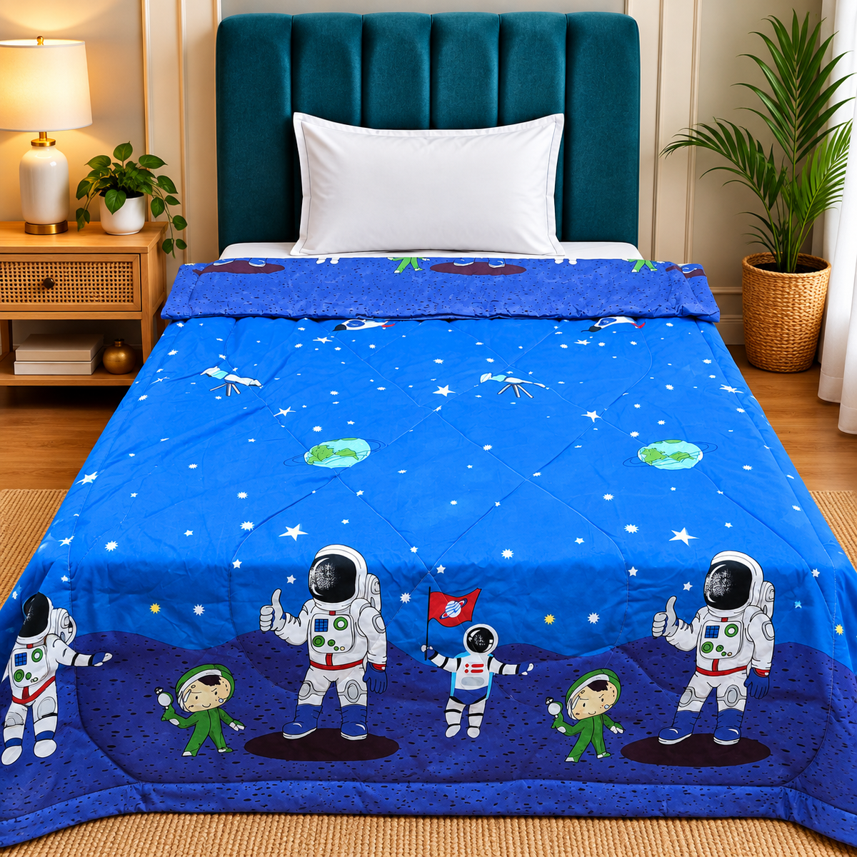 Cartoon Print Single bed Comforter(Quilt)