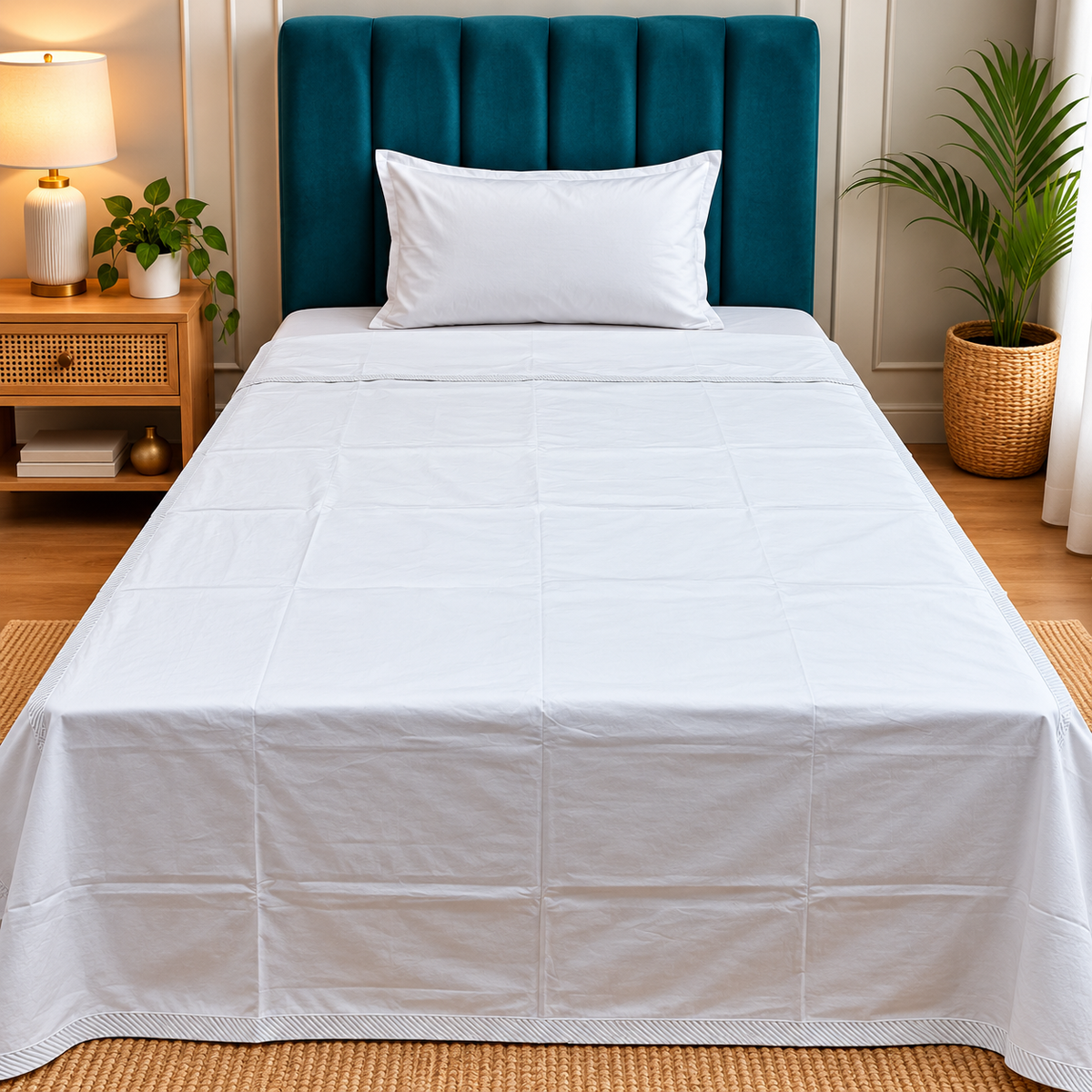 Summer Mist Premium Single Bed Pure Cotton AC Duvet Cover