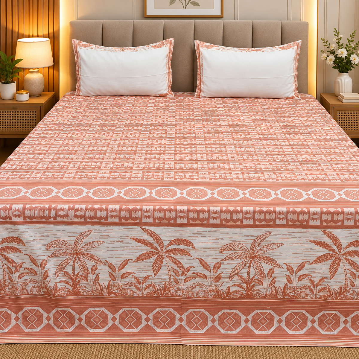 Pattern Play pure cotton king size Mix & Match  bedsheet set