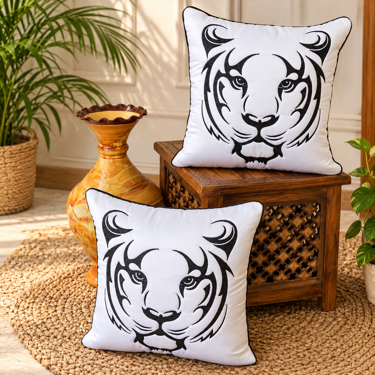 Anita's Royal  Cushion Covers (Set of 2).