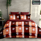 Fabby Decor Designer Print Cotton Double Bed Super King Size Bed Sheets