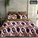 Fabby Decor Designer Print Cotton Double Bed Super King Size Bed Sheets