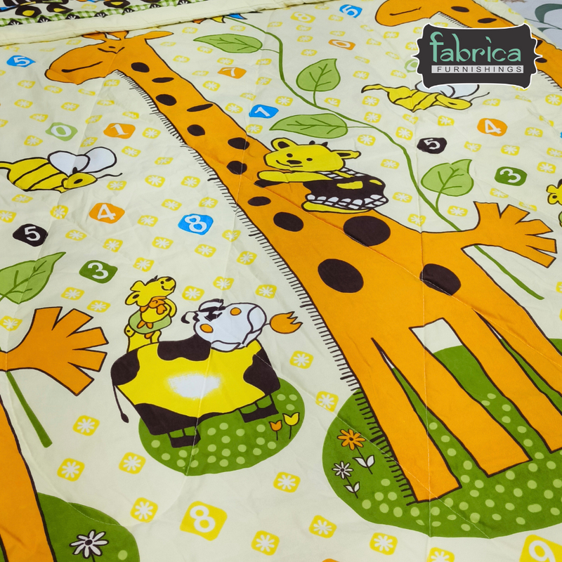 Fabby Cartoon Print Single bed Comforter(Quilt)