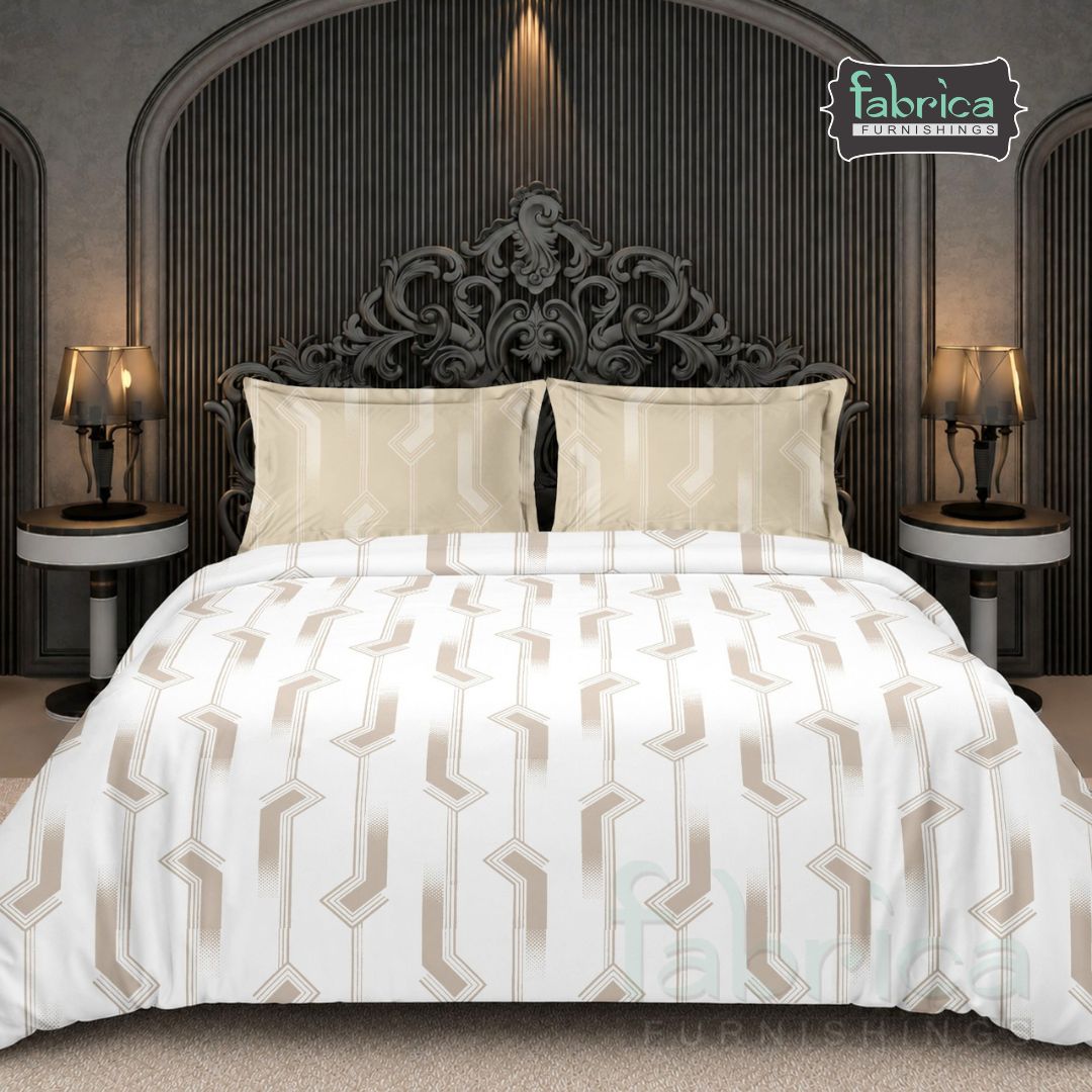 Lotus Urban Lines Premium Pure Cotton Bedsheet Set