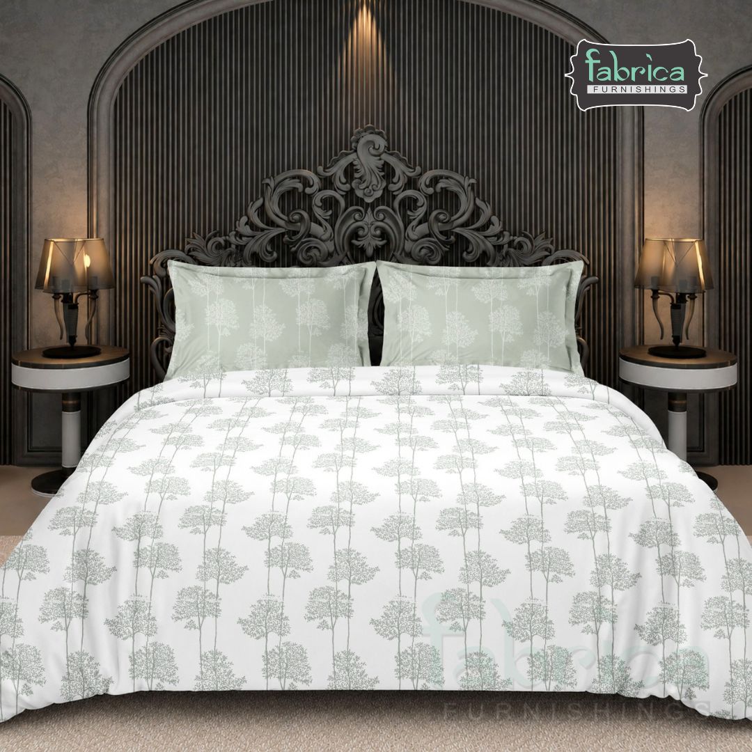 Lotus Whispering Woods Premium Pure Cotton Bedsheet Set