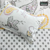 Fabby Decor Designer Print Cotton Double Bed Super King Size Bed Sheets