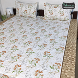 Fabby Decor Designer Print Cotton Double Bed Super King Size Bed Sheets