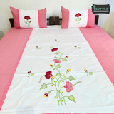 Fabby Royal Designer kingsize Embroidery Bedsheet
