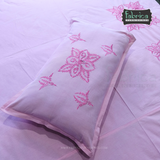 Fabby Cotton Embroidery Double Bed King size Bedsheet
